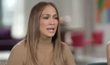 Jennifer Lopez, în lacrimi, la o emisiune TV