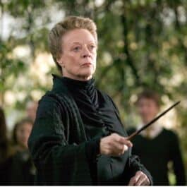 Maggie Smith în rolul profesoarei din Harry Potter